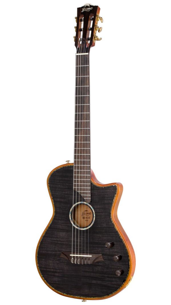 Bromo BEN2CE Nylon String fusion Craft Cutaway  | Translucent Black