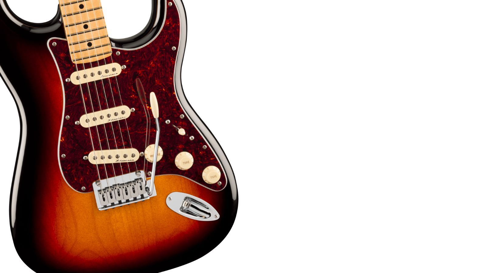 Fender Player II Modified Stratocaster® Maple FB | 3 Tone SB | Waltons Music Fender Player II Modified Stratocaster® Maple FB | 3 Tone SB