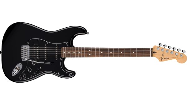 Standard Stratocaster® HSS, Laurel FB, Black Pguard, Black