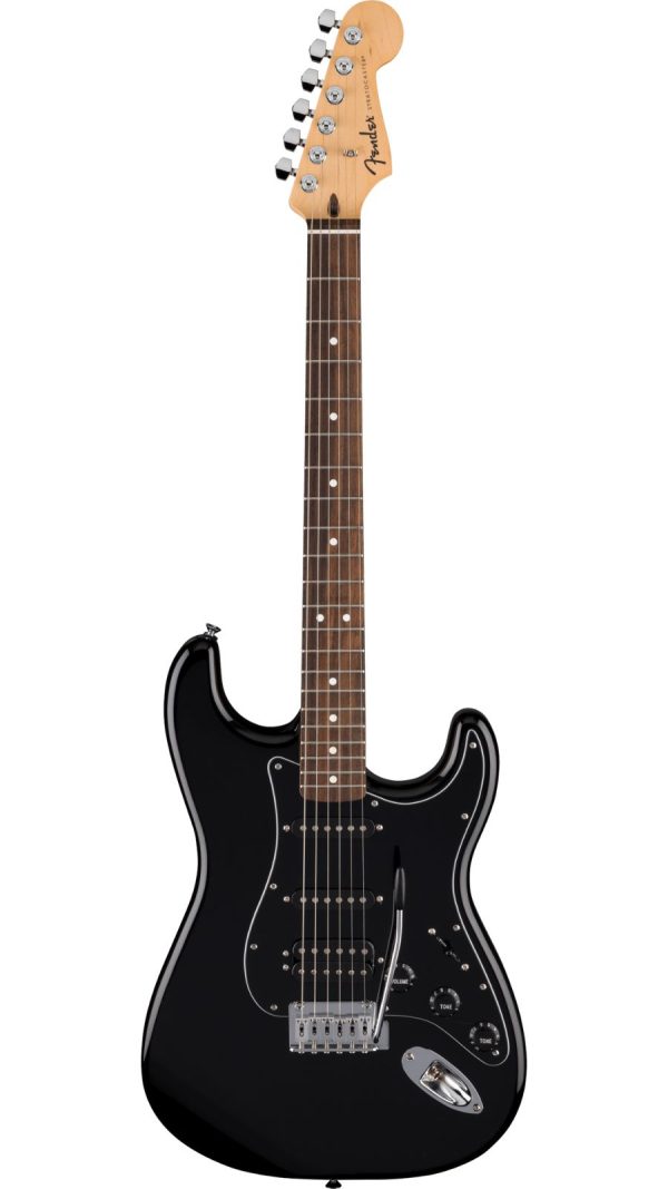 Standard Stratocaster® HSS, Laurel FB, Black Pguard, Black