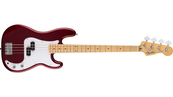 Standard Precision Bass®, Maple FB, White Pickguard, Candy Cola