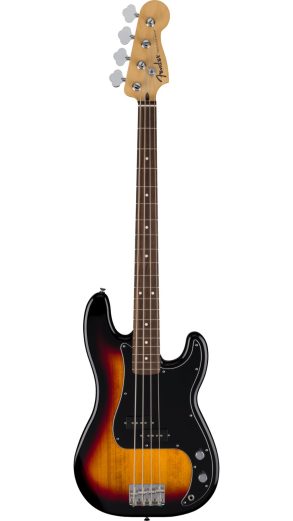Standard Precision Bass®, Laurel FB, Black pickguard, 3-Colour SB