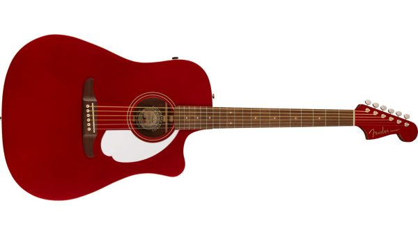 Redondo Player, Walnut FB,   Candy Apple red
