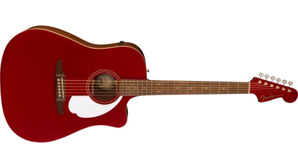 Redondo Player, Walnut FB,   Candy Apple red
