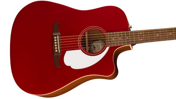 Redondo Player, Walnut FB,   Candy Apple red