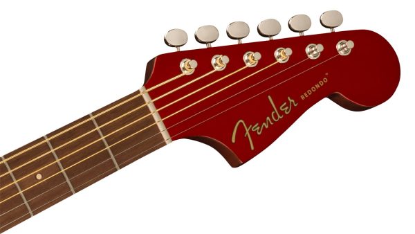 Redondo Player, Walnut FB,   Candy Apple red