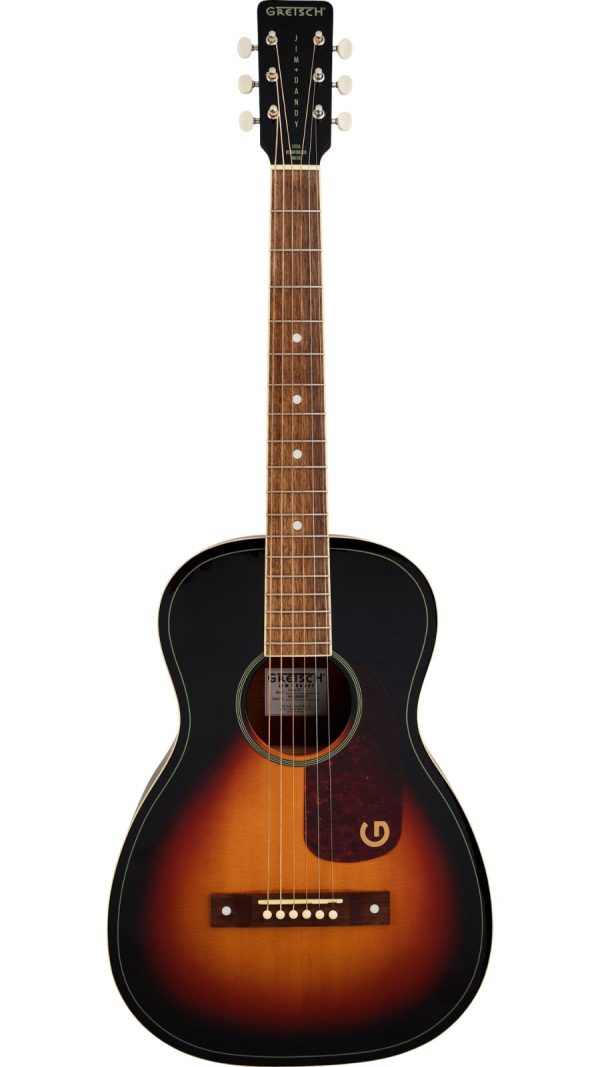 Jim Dandy™ Parlor LTD Solid Top | Walnut Fingerboard | Heritage Burst