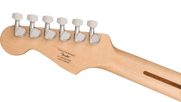 Squier Sonic® Stratocaster® HSS | Maple Fingerboard, White Pickguard | Tahitian Coral - Image 3