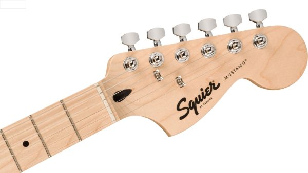 Squier Sonic® Mustang®, Maple Fingerboard, White Pickguard, Torino Red - Image 3