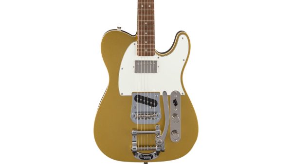 Classic Vibe™ Custom Telecaster® SH with Bigsby |  Parchment PG | Aztec Gold - Image 4