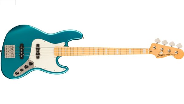 Classic Vibe™ Active '70s Jazz Bass® | Maple FB | Parchment PG | Ocean Turquoise - Image 6