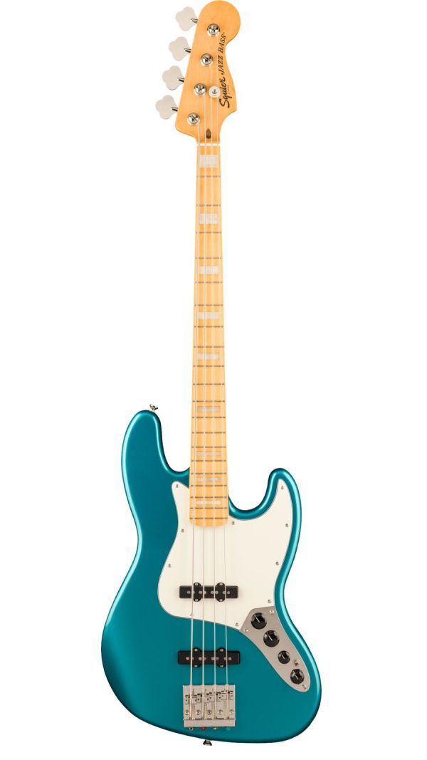 Classic Vibe™ Active '70s Jazz Bass® | Maple FB | Parchment PG | Ocean Turquoise