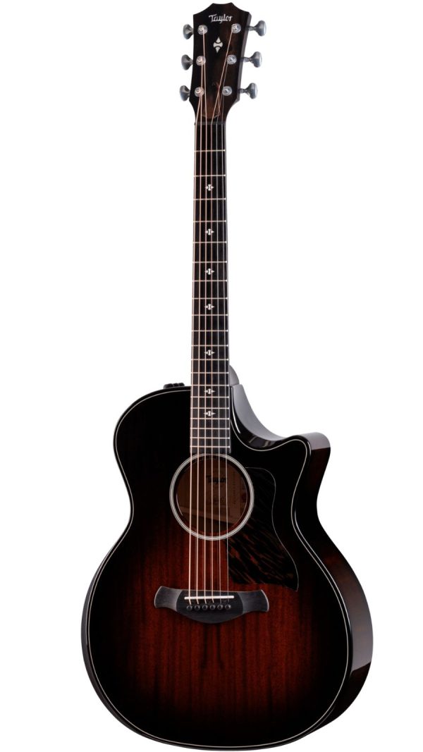 Taylor Builders Edition 524ce Acoustic Guitar | ES2 Pickup | Kona Burst Back / Sides, Natural Top