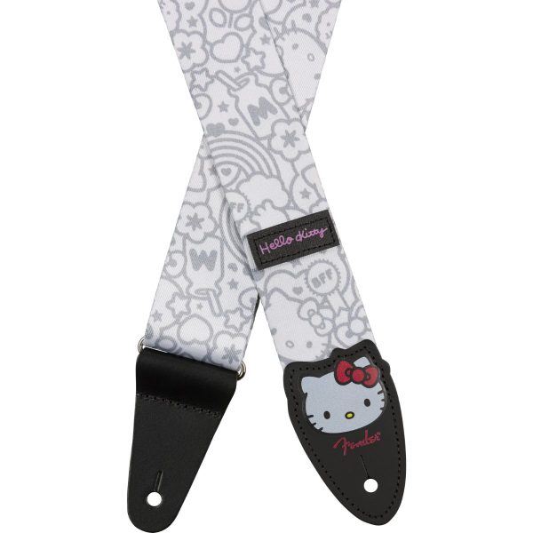 Fender® x Hello Kitty® White Poly Strap, 2" - Image 3