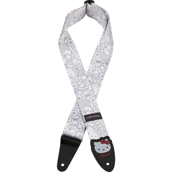 Fender® x Hello Kitty® White Poly Strap, 2"