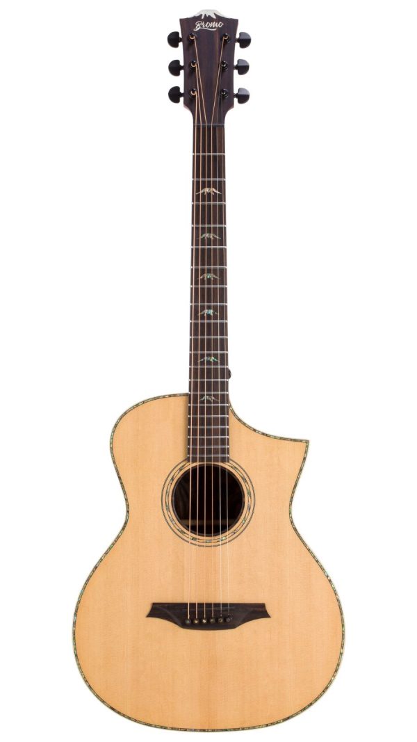 Bromo BAR5CE Concert Rocky Series | Solid Spruce | Ebony |Fishman Sonitone