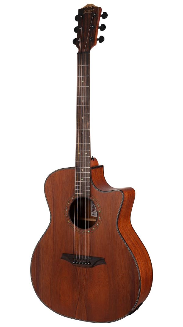 Bromo BATMCE | Tahoma Grand Auditorium Cutaway |4 Band EQ |All Mahogany