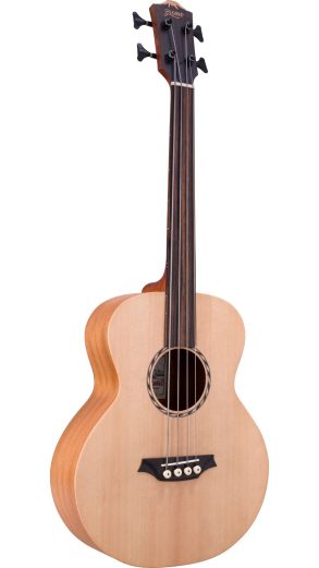 Bromo BAT8EFL |Tahoma Mini Jumbo Fretless Bass | Solid Spruce top