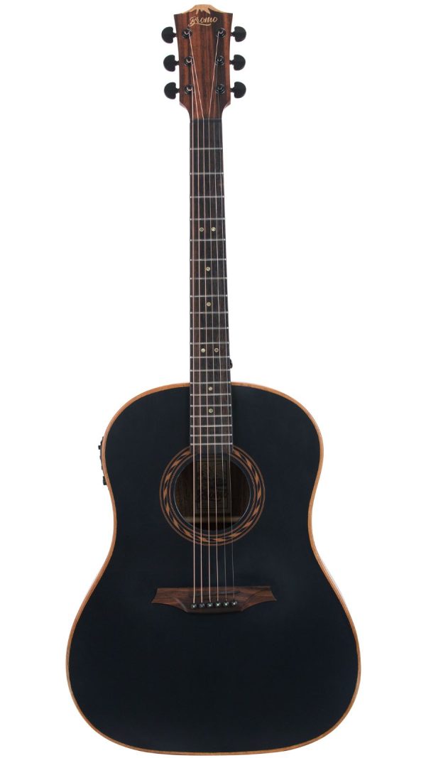 Bromo BAT9MEBK |Tahoma Dreadnought Cutaway | Solid Mahogany top | 4 Band EQ