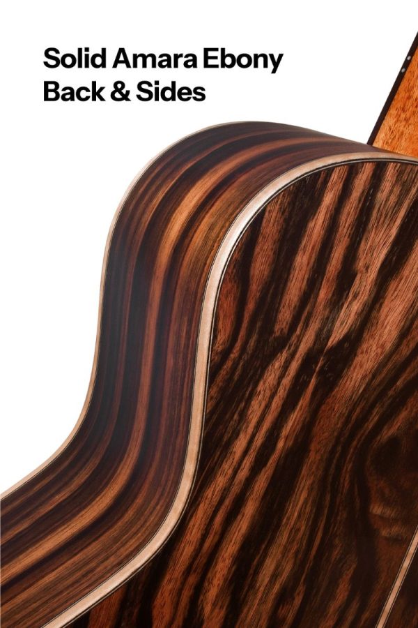 Bromo BAR5CEL Concert Rocky Series | Solid Spruce | Ebony |Fishman Sonitone | Left Hand