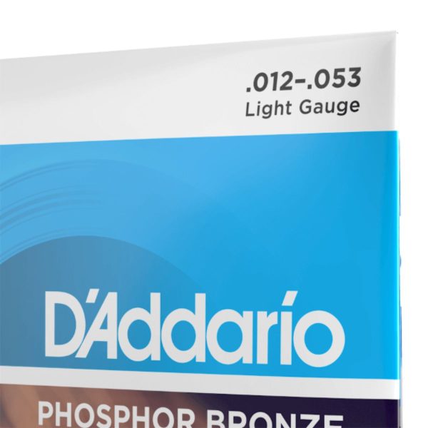 D'Addario EJ16 Phosphor Bronze Acoustic Guitar String Set | Light 12-53 | 3 Set Value Pack