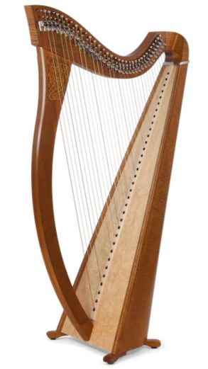 Camac Aziliz Harp | 34 String | Walnut Finish