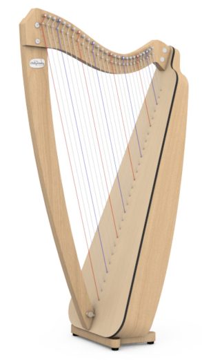 Camac Odyssey Harp | 27 String | No Levers | Maple
