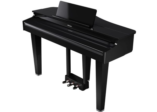 Roland GP-3 | Slimline Grand style Premium performance Piano | Polished Ebony - Image 10