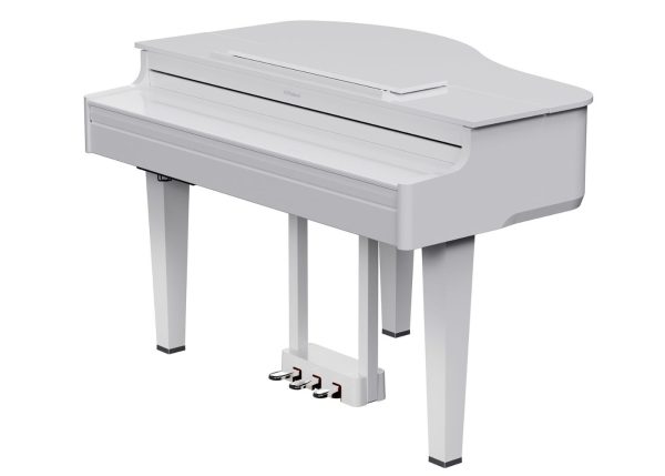 Roland GP-6| Elegant Baby Grand style Premium performance Piano | Polished White - Image 8