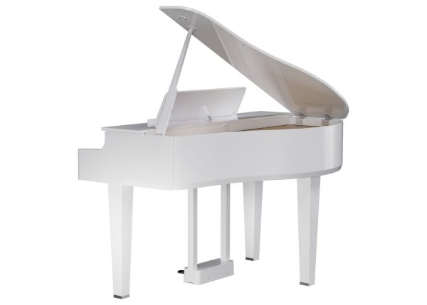Roland GP-6| Elegant Baby Grand style Premium performance Piano | Polished White - Image 6
