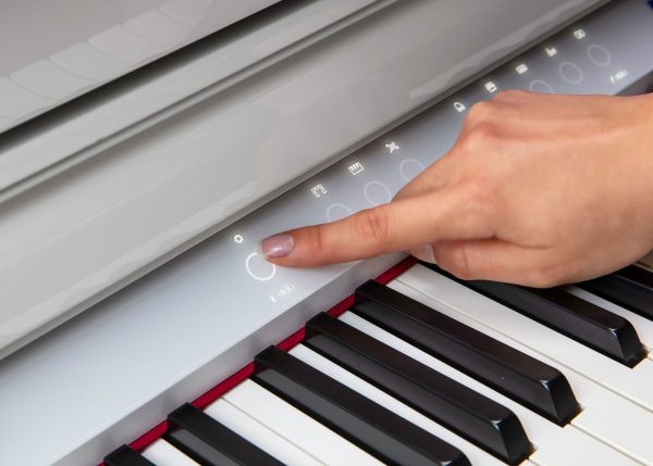 Roland GP-6| Elegant Baby Grand style Premium performance Piano | Polished White - Image 4