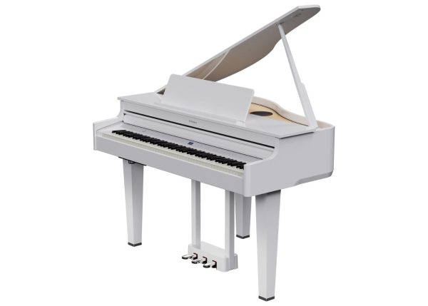 Roland GP-6| Elegant Baby Grand style Premium performance Piano | Polished White
