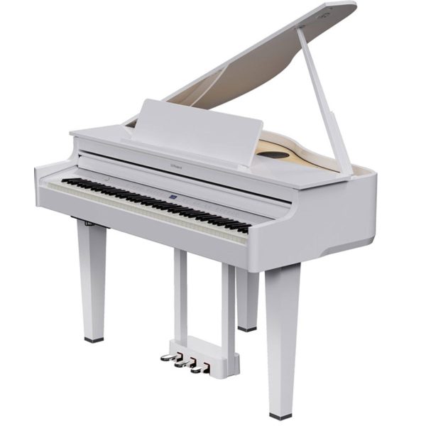 Roland GP-6 Baby Grand style Premium performance Piano | Polished White