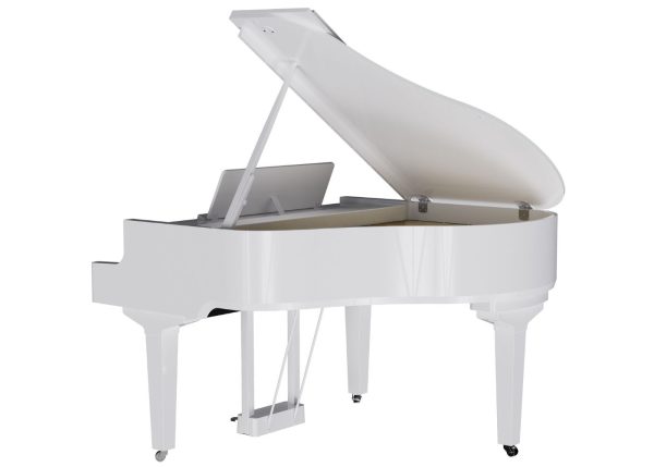 Roland GP-9| Flagship GP series Grand style Premium performance Piano | Polished White - Image 2