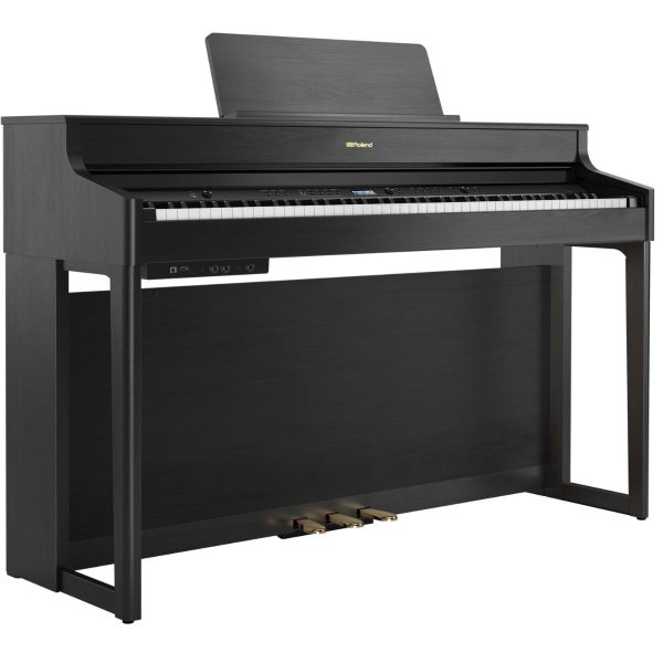 Roland HP702 Digital Piano | Bluetooth enabled |Charcoal Black