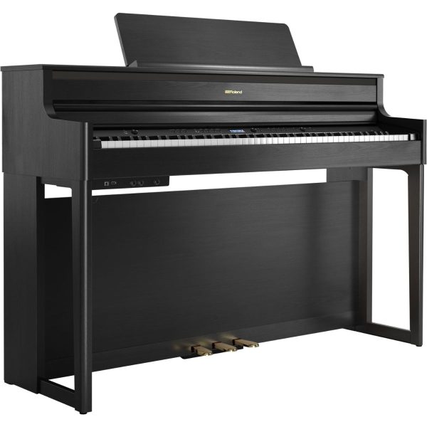 Roland HP704 Digital Piano | Bluetooth enabled | Charcoal Black