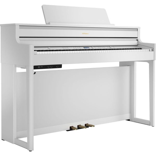 Roland HP704 Digital Piano | Bluetooth enabled | White