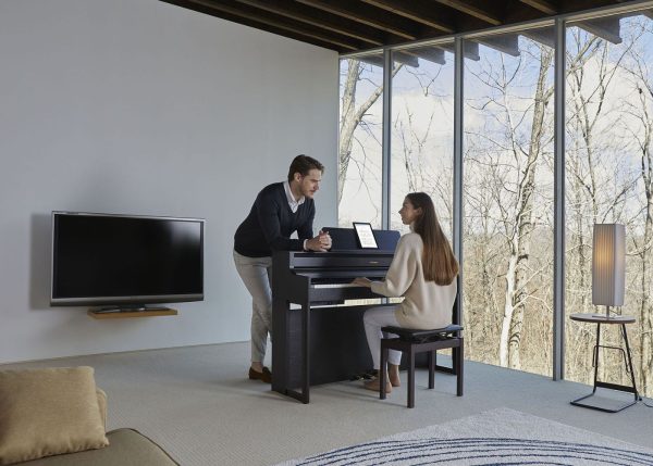 Roland HP702 Digital Piano | Bluetooth enabled |Charcoal Black - Image 5