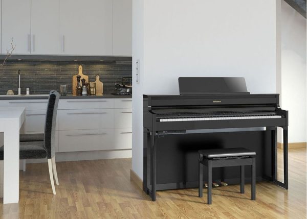 Roland HP704 Digital Piano | Bluetooth enabled |Polished Ebony - Image 4