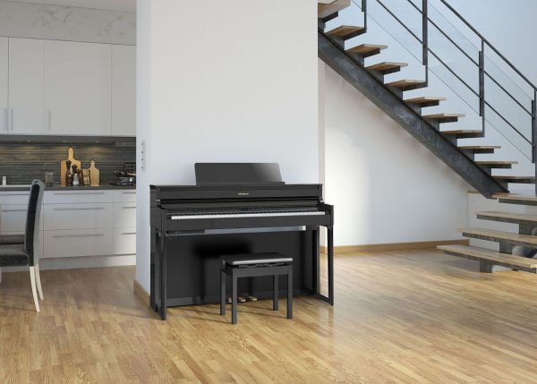 Roland HP704 Digital Piano | Bluetooth enabled |Polished Ebony - Image 2