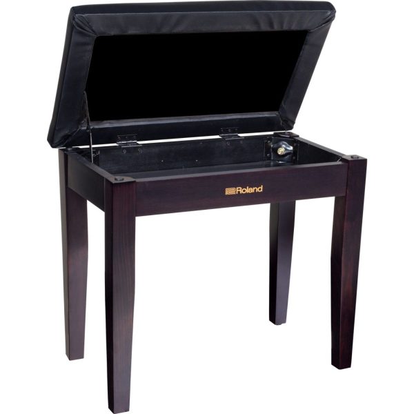 Roland RPB-100 Piano Bench | Fixed Height | Storage compartment | Black - Image 2