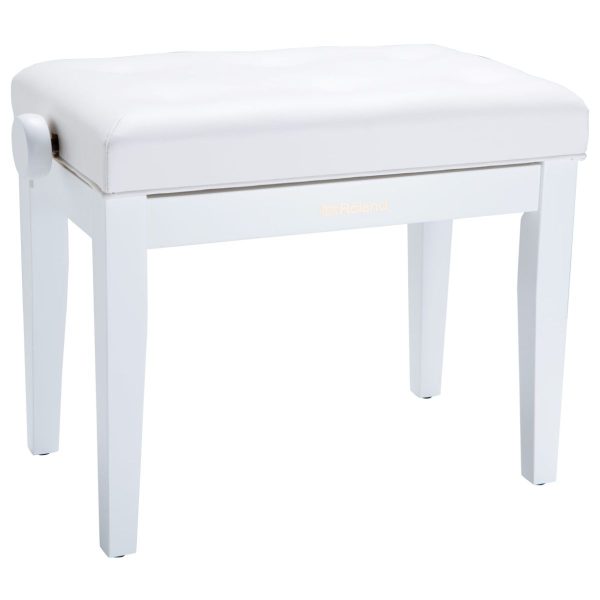 Roland RPB-300WH | Adjustable Piano Bench with Pin Cushion Style Seat | Satin White