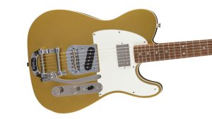 Classic Vibe™ Custom Telecaster® SH with Bigsby | Parchment PG | Aztec Gold