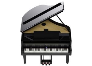 Roland GP-9M| Flagship Baby Grand Piano Bundle, stool, headphones | Polished White