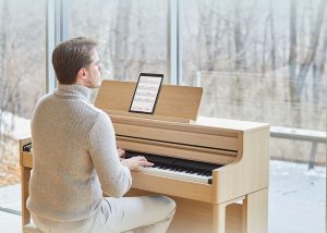 Roland HP704 Digital Piano | Bluetooth enabled | Charcoal Black