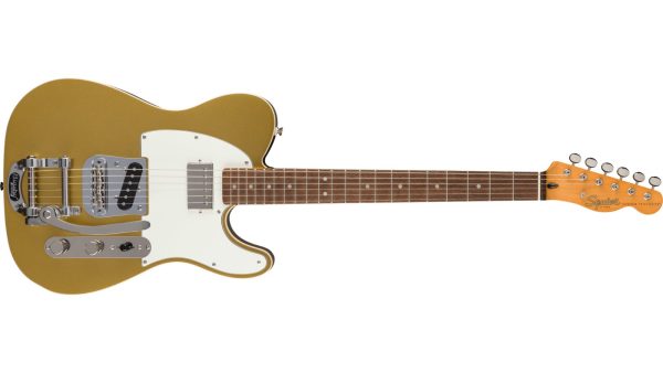 Classic Vibe™ Custom Telecaster® SH with Bigsby |  Parchment PG | Aztec Gold - Image 6