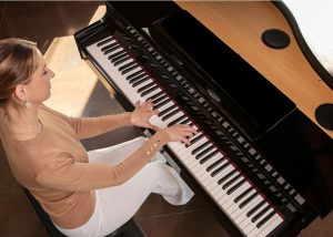 Roland GP-6| Baby Grand style Premium performance Piano | Polished Ebony