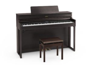 Roland HP704 Digital Piano | Bluetooth enabled | Charcoal Black