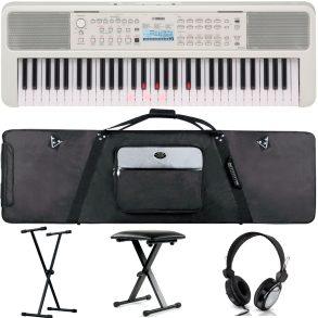 Yamaha EZ310-3 Bundle with X style Stand, Bench, Carry Bag and Headphones