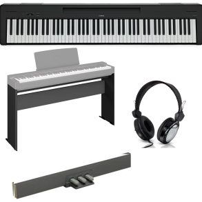 Yamaha P-145 Bundle | Piano  |Yamaha Stand and Pedals | Headphones